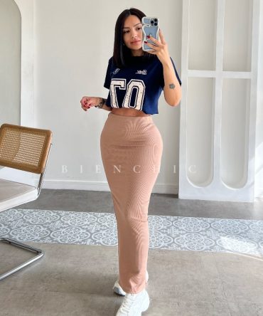 Falda tubo maxi laila